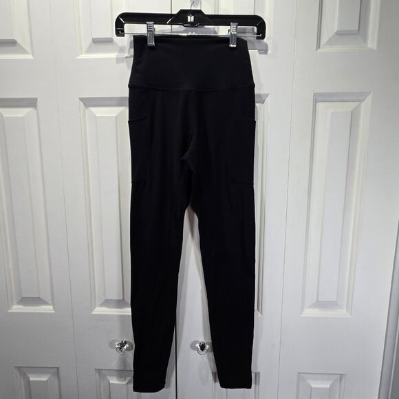 New Sunzel Women’s Black Leggings with Side Pockets – Size X-Small - Picture 1 of 5